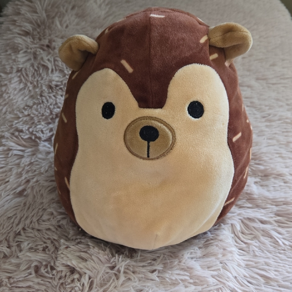 Squishmallows Original 14-Inch Hans Brown Hedgehog Ultrasoft Official Jazwares